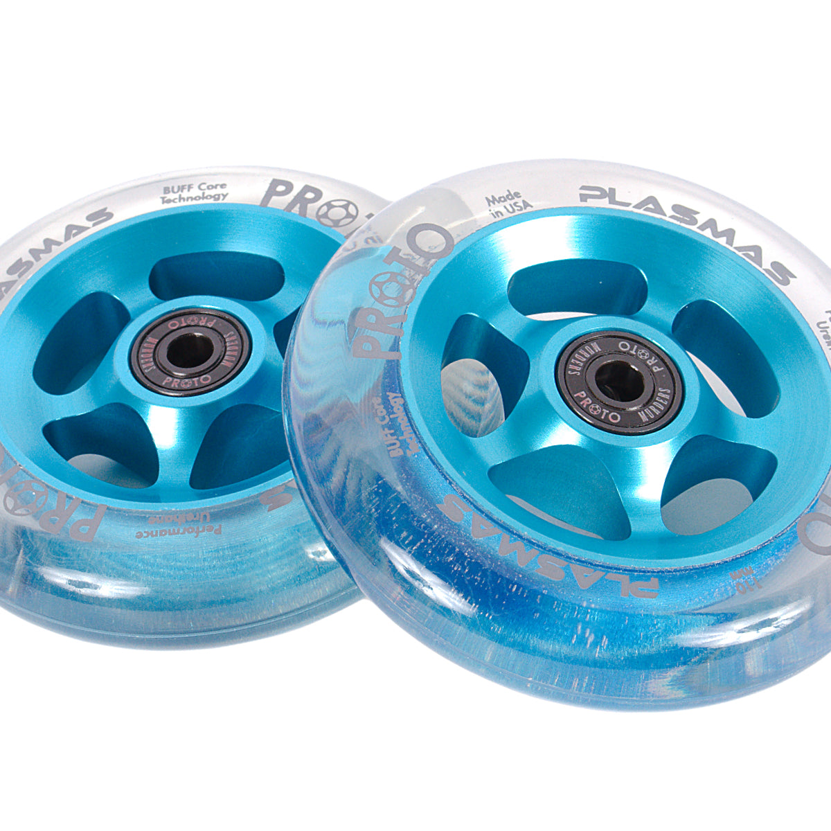 Proto Plasma Electric Blue 110mm (PAIR) - Scooter Wheels Design