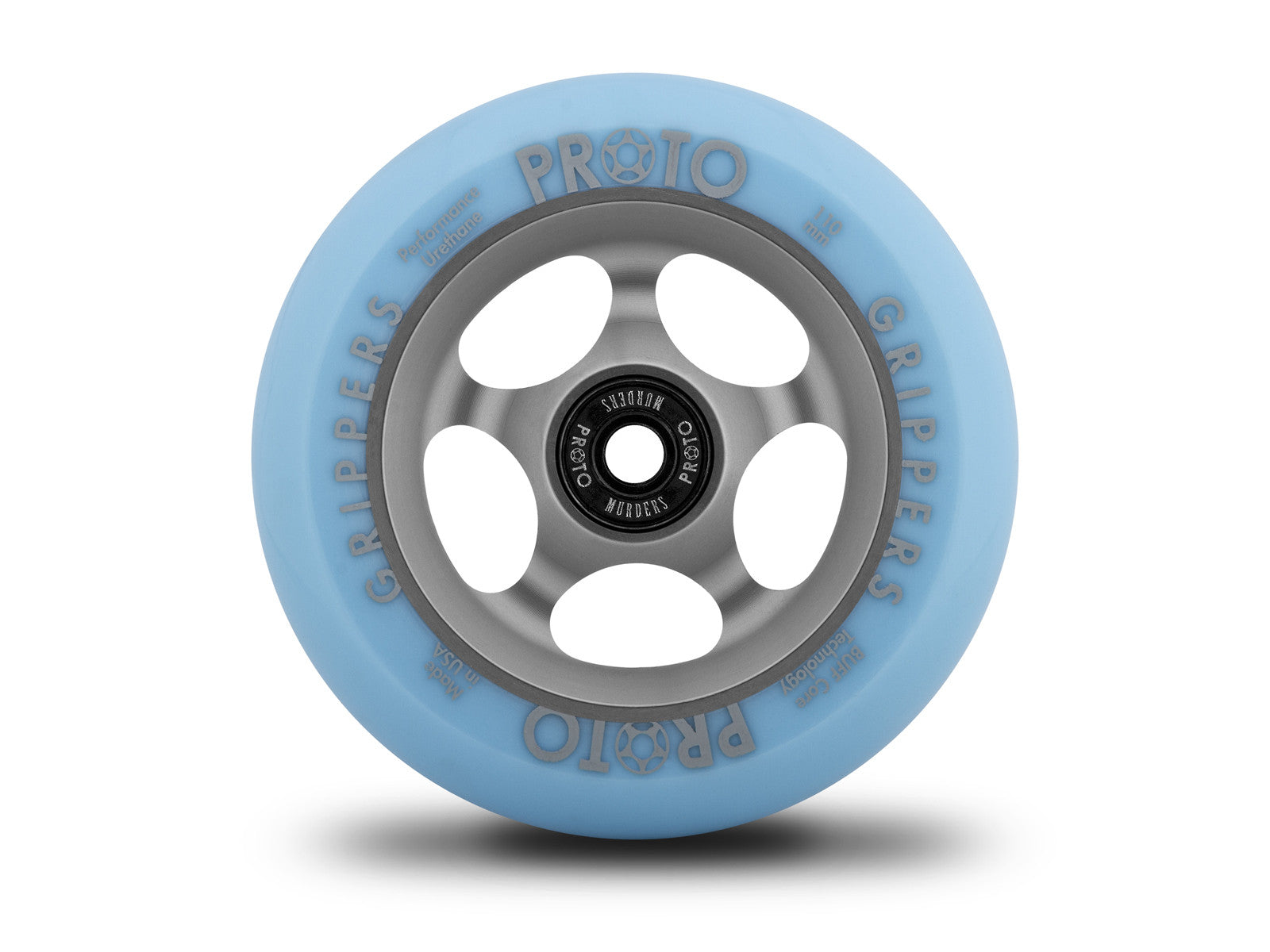 Proto Faded Grippers Pastel Blue / Ghost Grey, Scooter Wheels