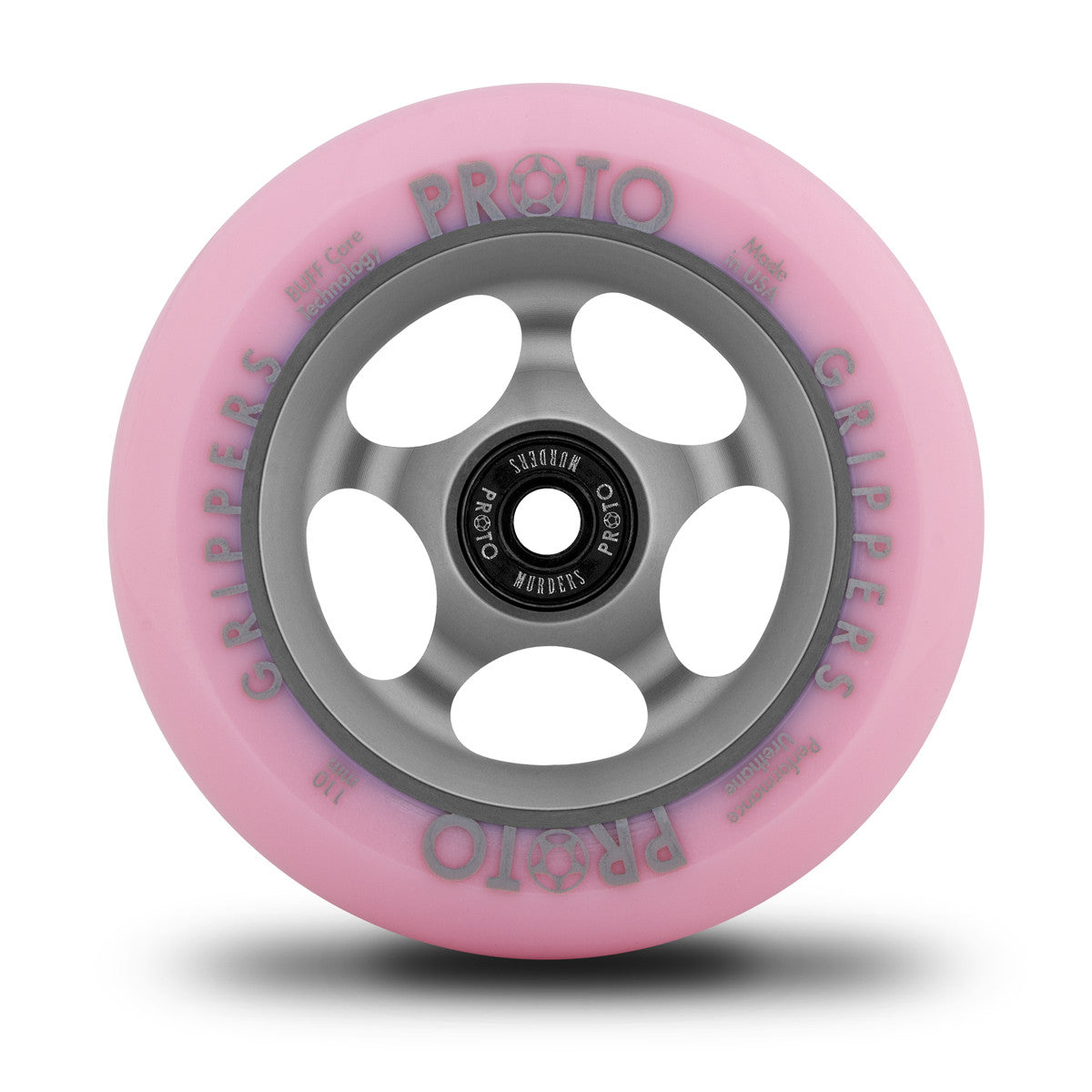 Proto Faded Grippers Pastel Pink / Ghost Grey, Scooter Wheels