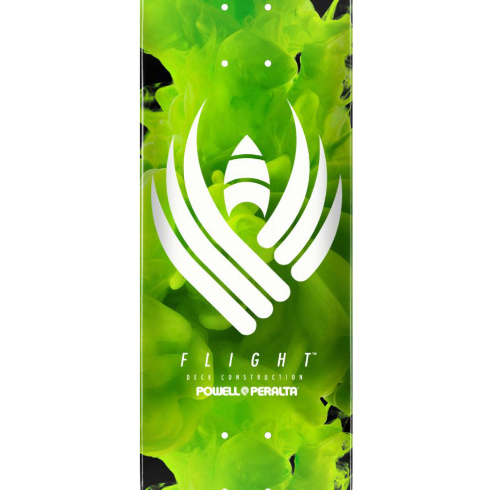 Powell Peralta Flight Color Burst Lime 8.5 - Skateboard Deck Close Up