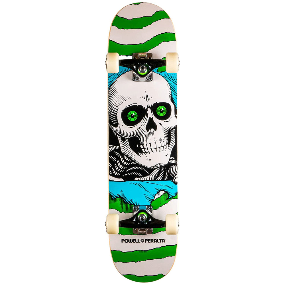 Powell Peralta Ripper One Off Green 7.5 - Skateboard Complete