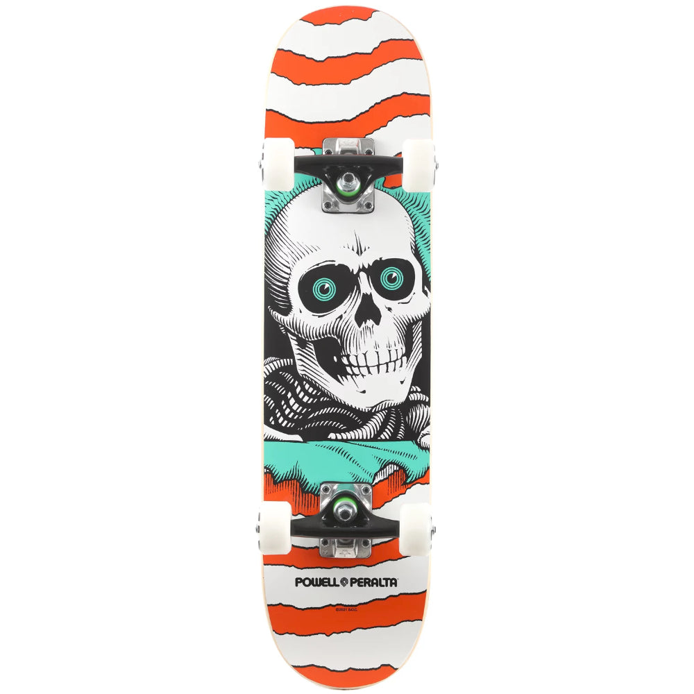 Powell Peralta Ripper Complete Skateboard Green Stain/Red 8.0