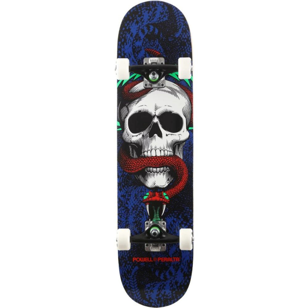 Powell Peralta Skull And Snake Off Royal 7.75 - Skateboard Complete