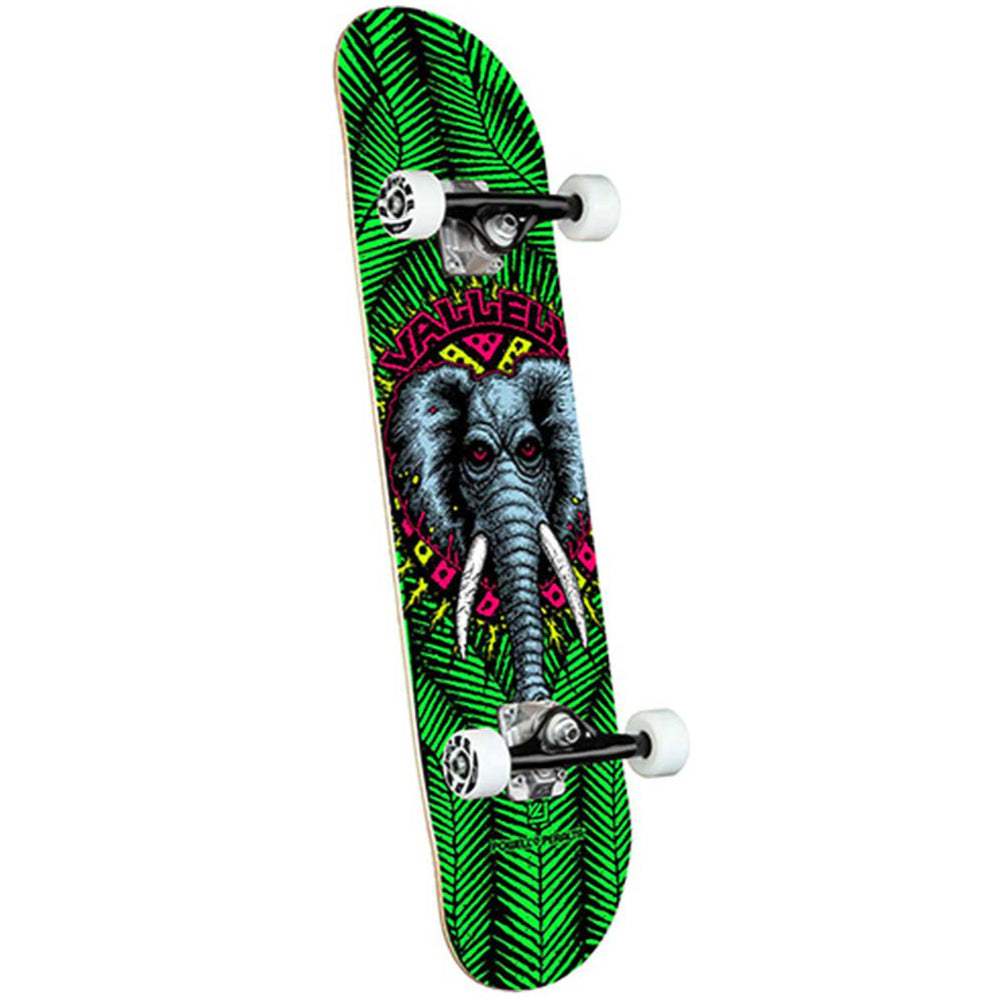 Powell Peralta Vallely Elephant Green 8.0 - Skateboard Complete Angle