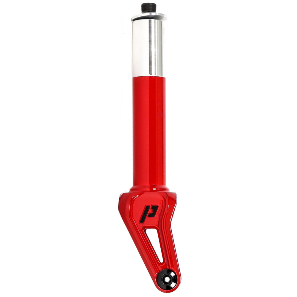Prime Vortex Red Freestyle Scooter Fork Side View