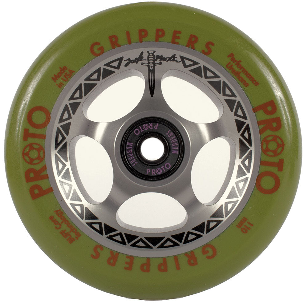 Proto Tracker Grippers Zack Martin 110mm (PAIR) - Scooter Wheels