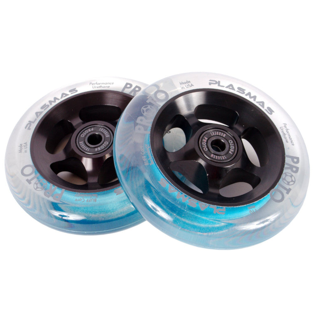 Proto Plasma Black Matter 110mm (PAIR) - Scooter Wheels Buff Core Technology Made In USA
