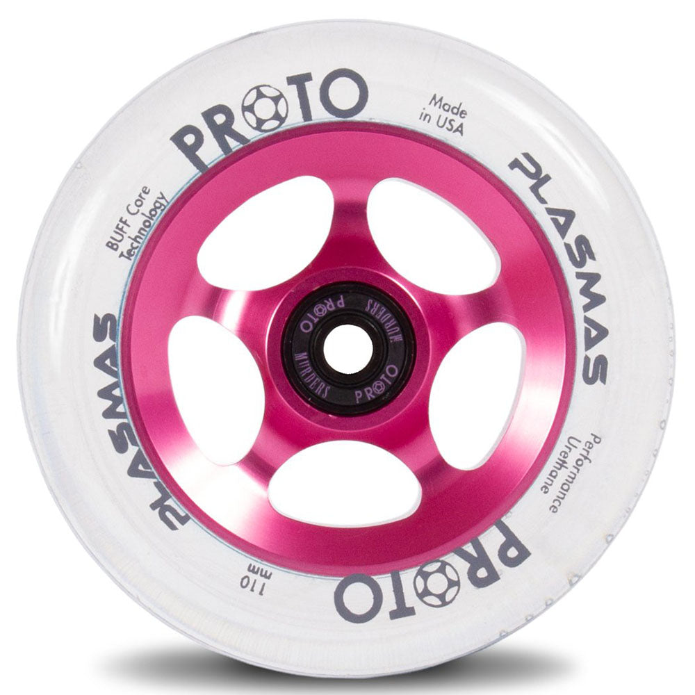 Proto Plasma Neon Pink 110mm (PAIR) - Scooter Wheels