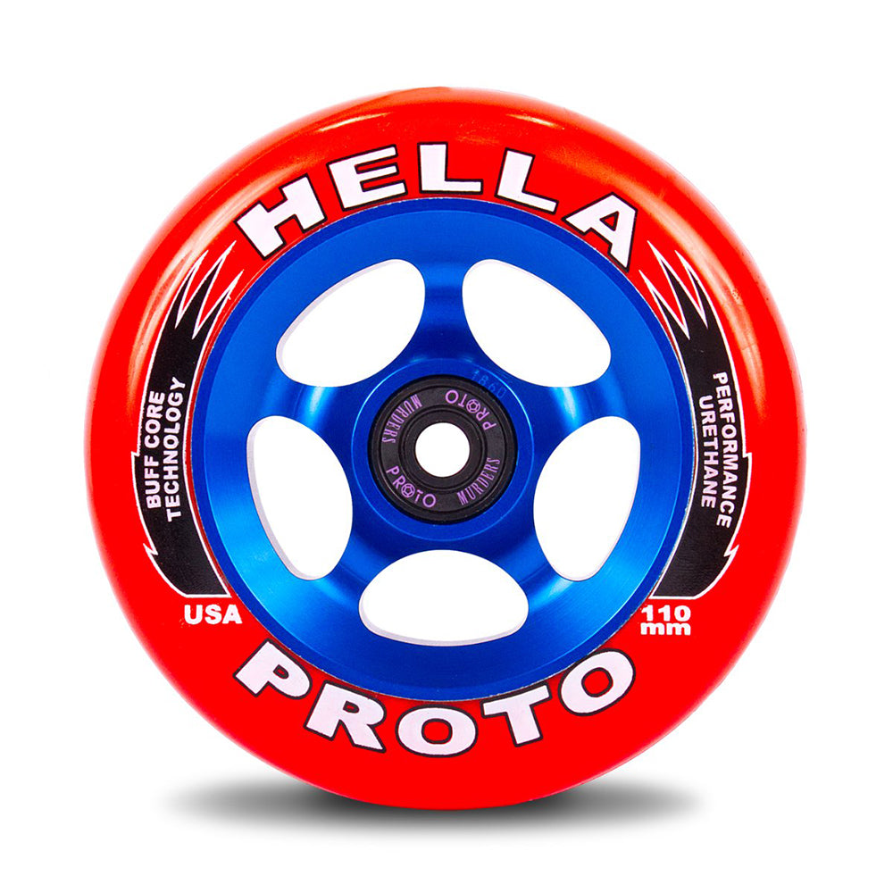 Proto X Hella Collab Grippers Tribute 110mm (PAIR) - Scooter Wheels