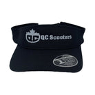 QC Scooters Tennis Visor - Hats Black Front