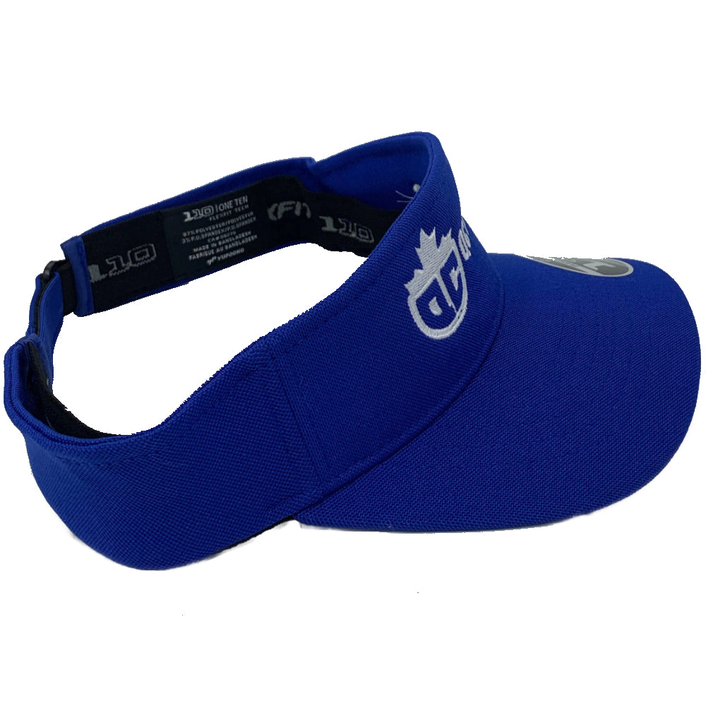 QC Scooters Tennis Visor - Hats Blue Side