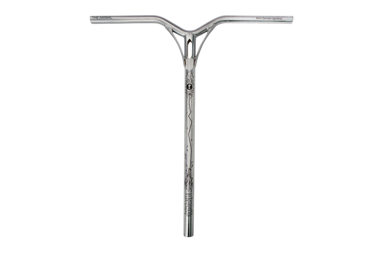 Scooter bar for freestyle scooter, Chromoly, Polished