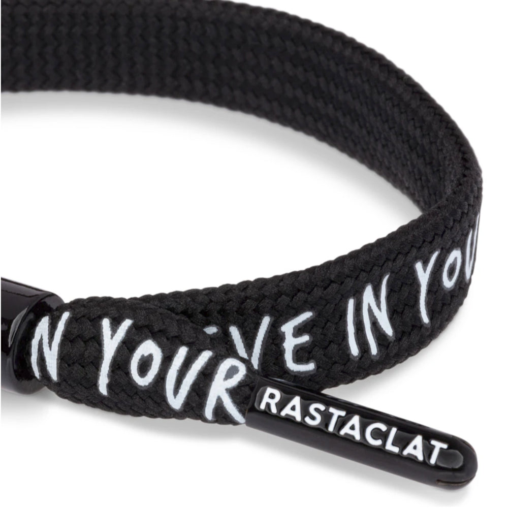 Rastaclat Single Lace Believe Black - Bracelet Tip