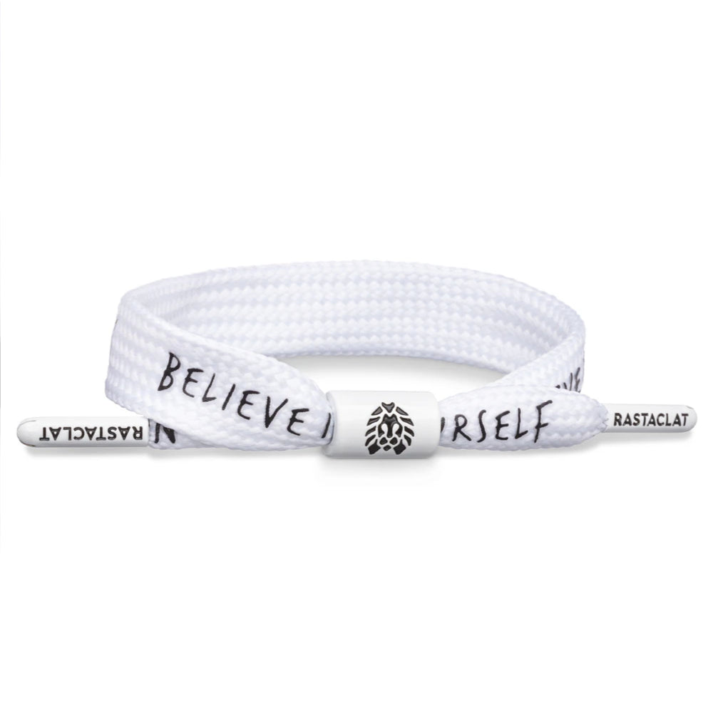 Rastaclat Single Lace Believe White - Bracelet