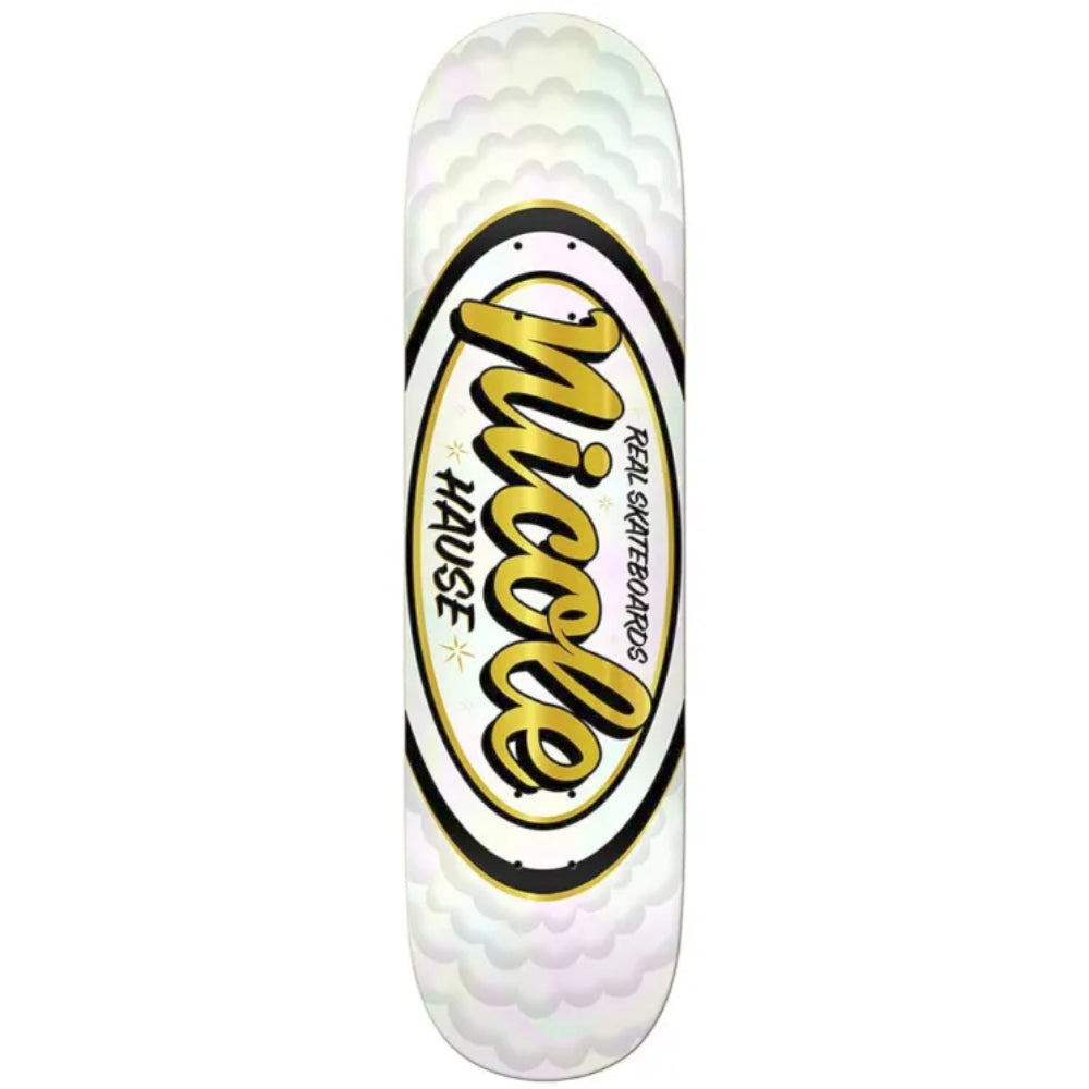 Real Hause Pro Oval White 8.5 - Skateboard Deck
