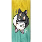 Real Zion Yin Yang Kitty 8.25 - Skateboard Deck Close Up