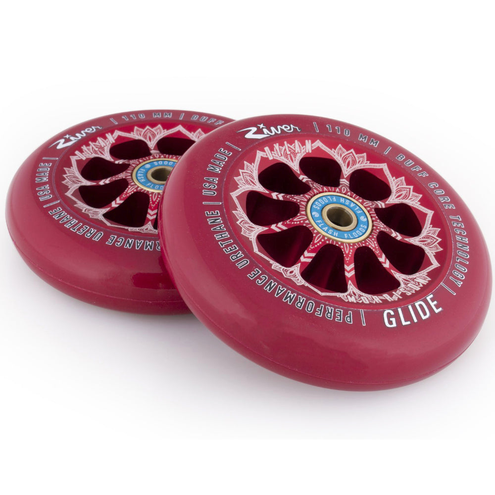 River Bloody Glides Dylan Morrison 110mm (PAIR) - Scooter Wheels Set