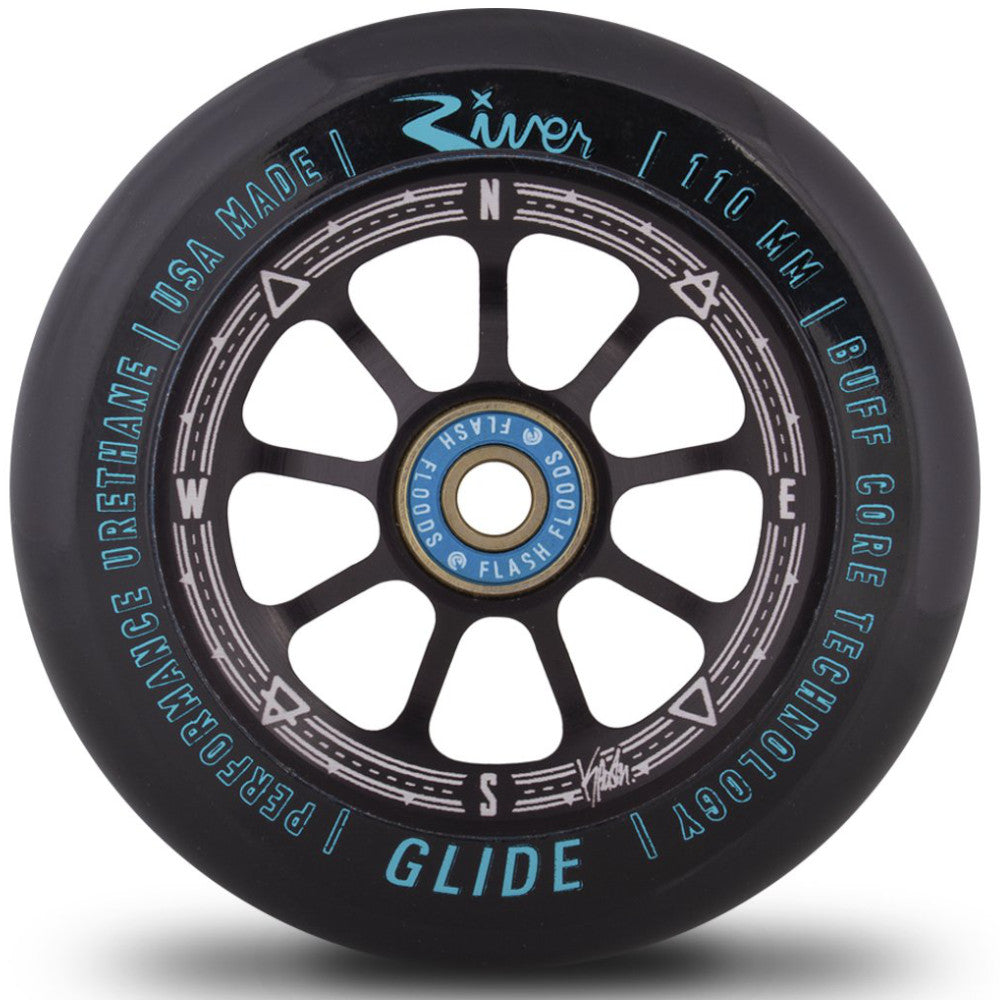 River Glides Runaway 110mm (PAIR) - Scooter Wheels Made In USA