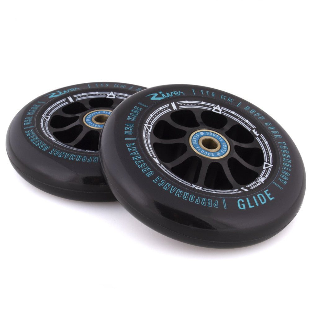 River Glides Runaway 110mm (PAIR) - Scooter Wheels Buff Core technology