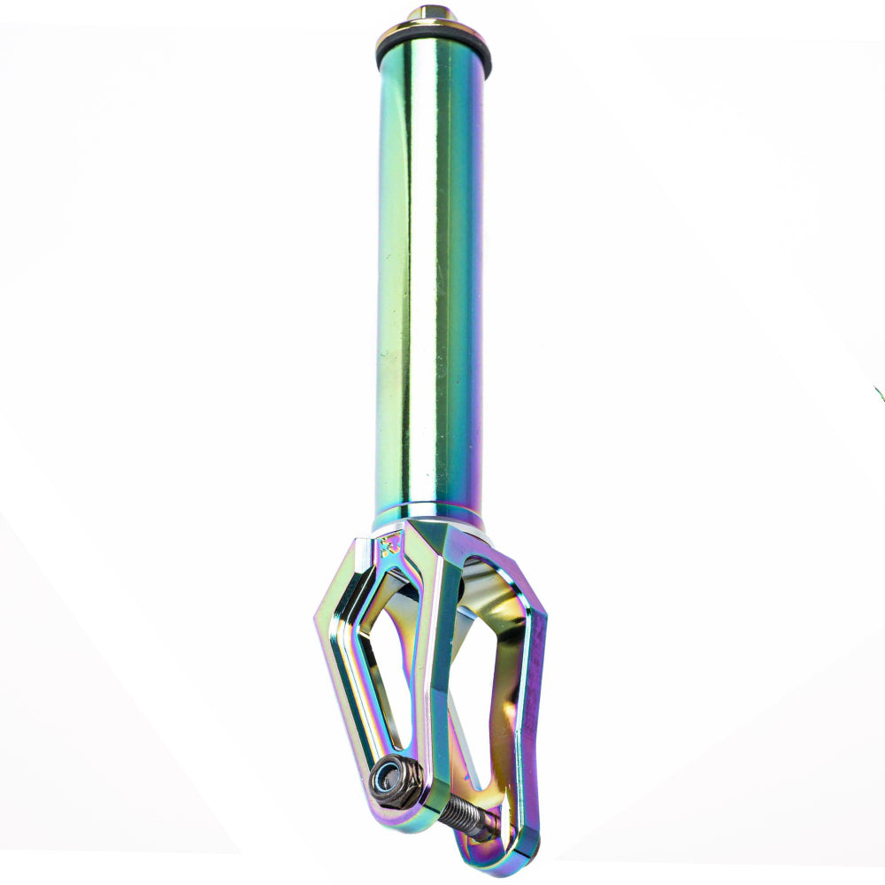Root Industries Air HIC / SCS Freestyle Scooter Fork Rocket Fuel Neo Chrome Oilslick