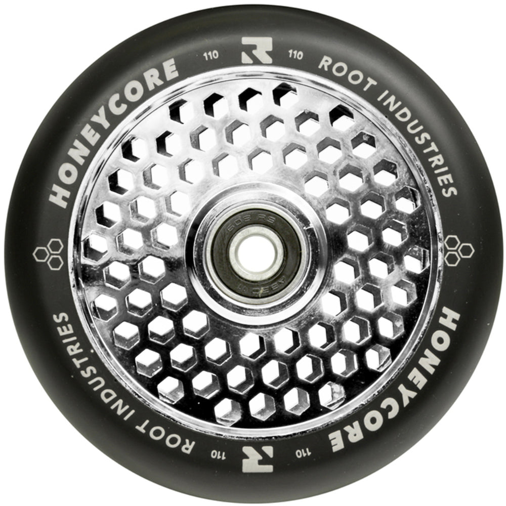 Root Industries Honeycore 110mm Black PU Freestyle Scooter Wheel Mirror