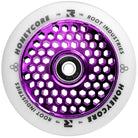 Root Industries Honeycore 110mm White PU Freestyle Scooter Wheel Purple