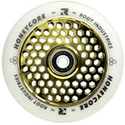 Root Industries Honeycore 110mm White PU Freestyle Scooter Wheel Gold Rush 