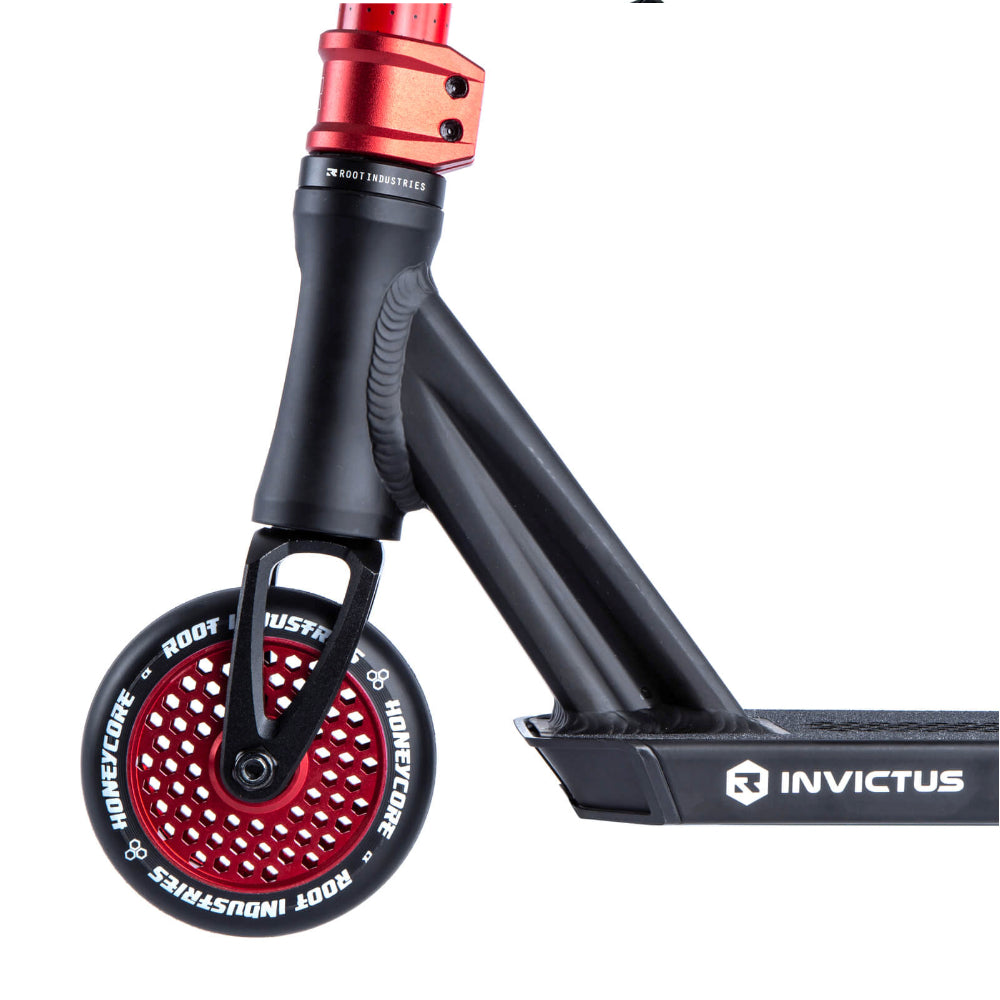Root Industries Invictus 2 - Scooter Complete Black Red Side Fork V2