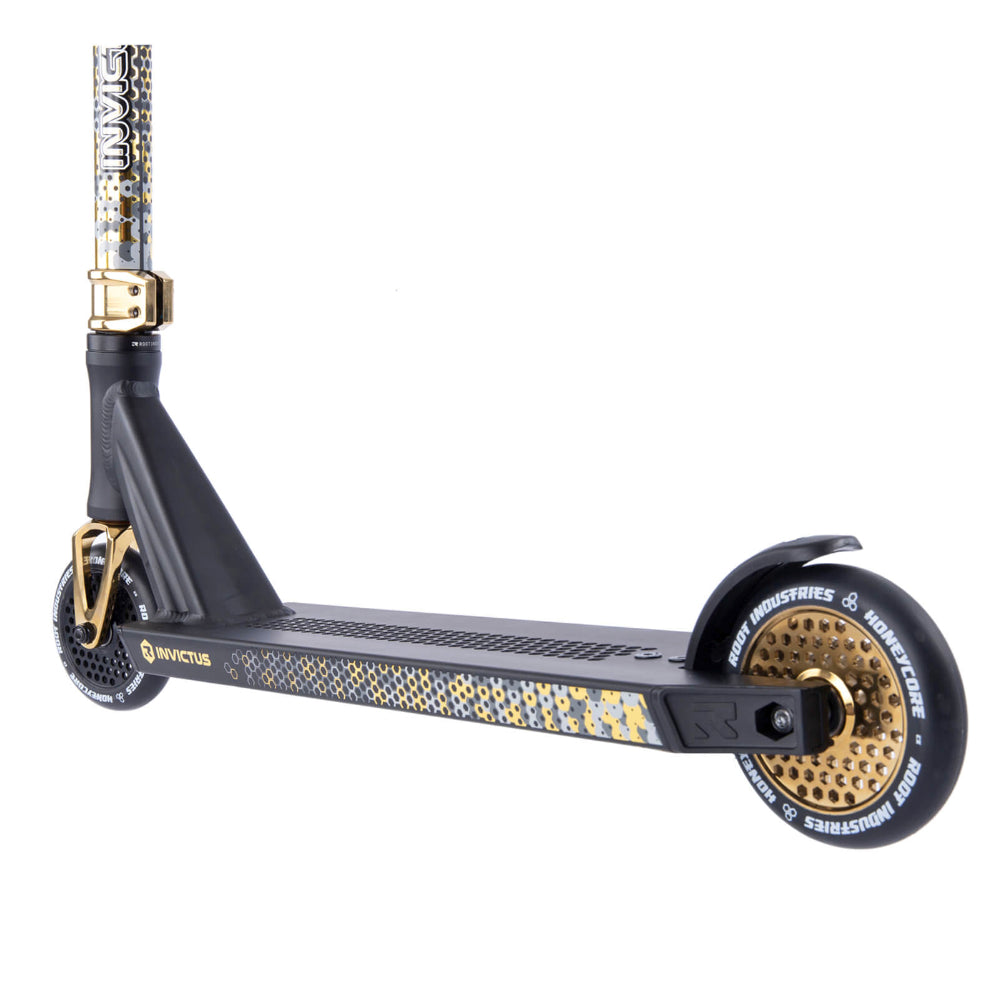 Root Industries Invictus 2 - Scooter Complete Gold Rush Left Back 