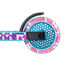 Root Industries Invictus 2 - Scooter Complete Teal Pink Side Honeycore 110mm Clear PU