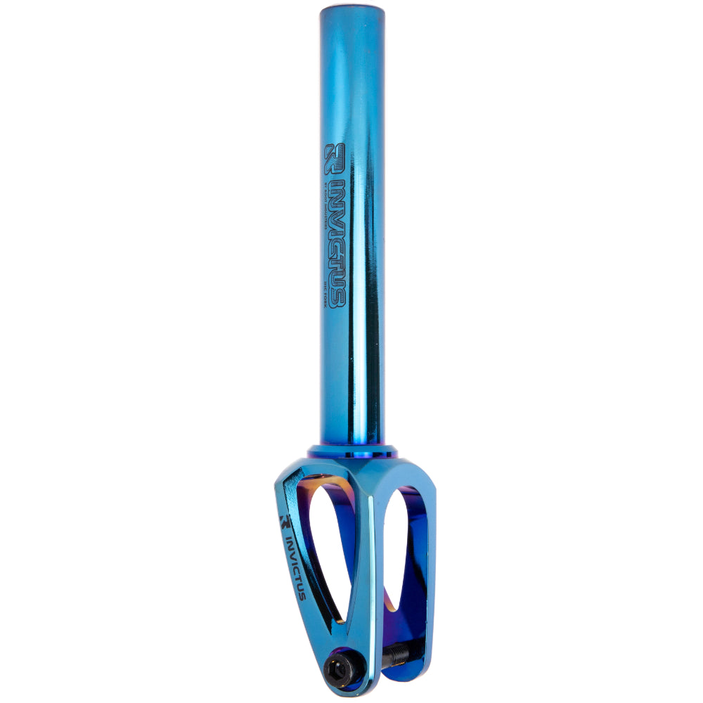Root Industries Invictus V2 IHC Scooter Fork Blu Ray Neo Chrome