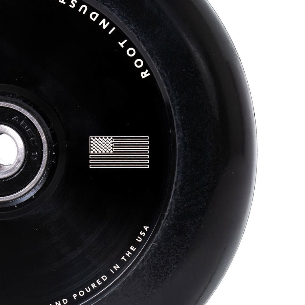 Root Industries Liberty 110mm (PAIR) - Scooter Wheels Black Close Up Flag