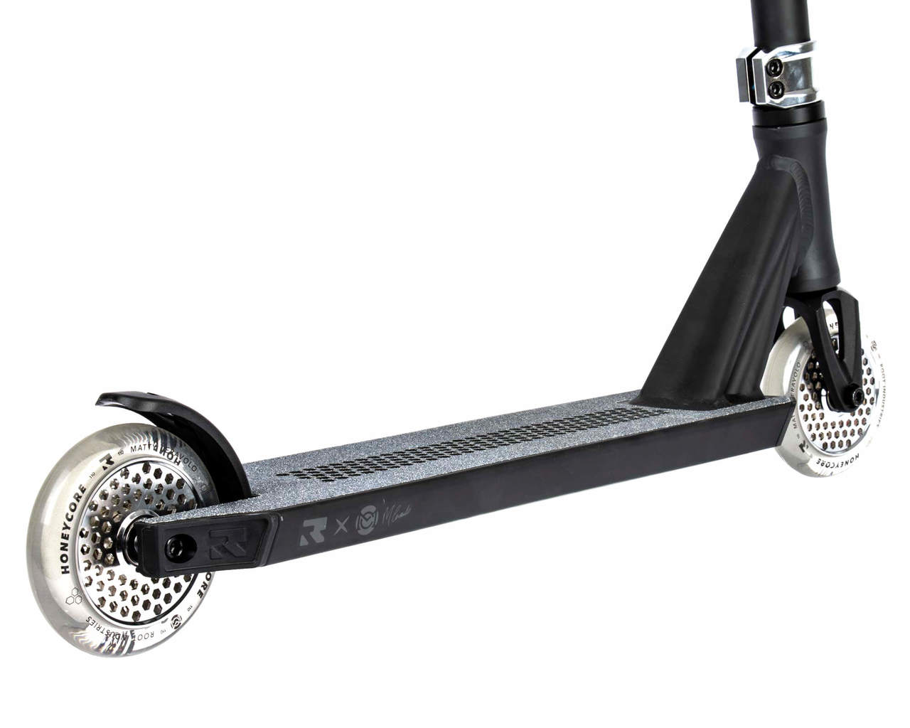 Root Industries Invictus Matty Ceravolo Signature - Scooter Complete Side Angle View Honeycomb Top