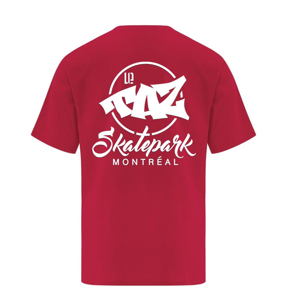 TAZ X-Logo T-Shirt Red Back