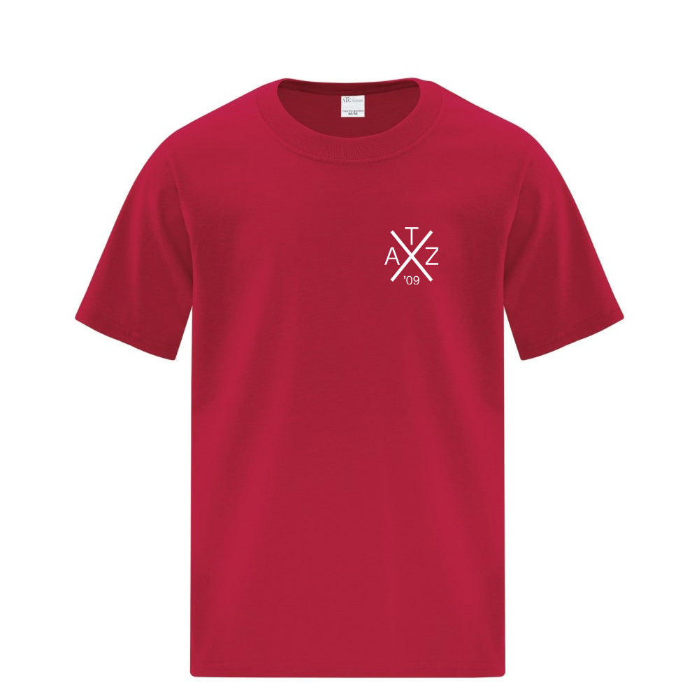 TAZ X-Logo T-Shirt Red Front