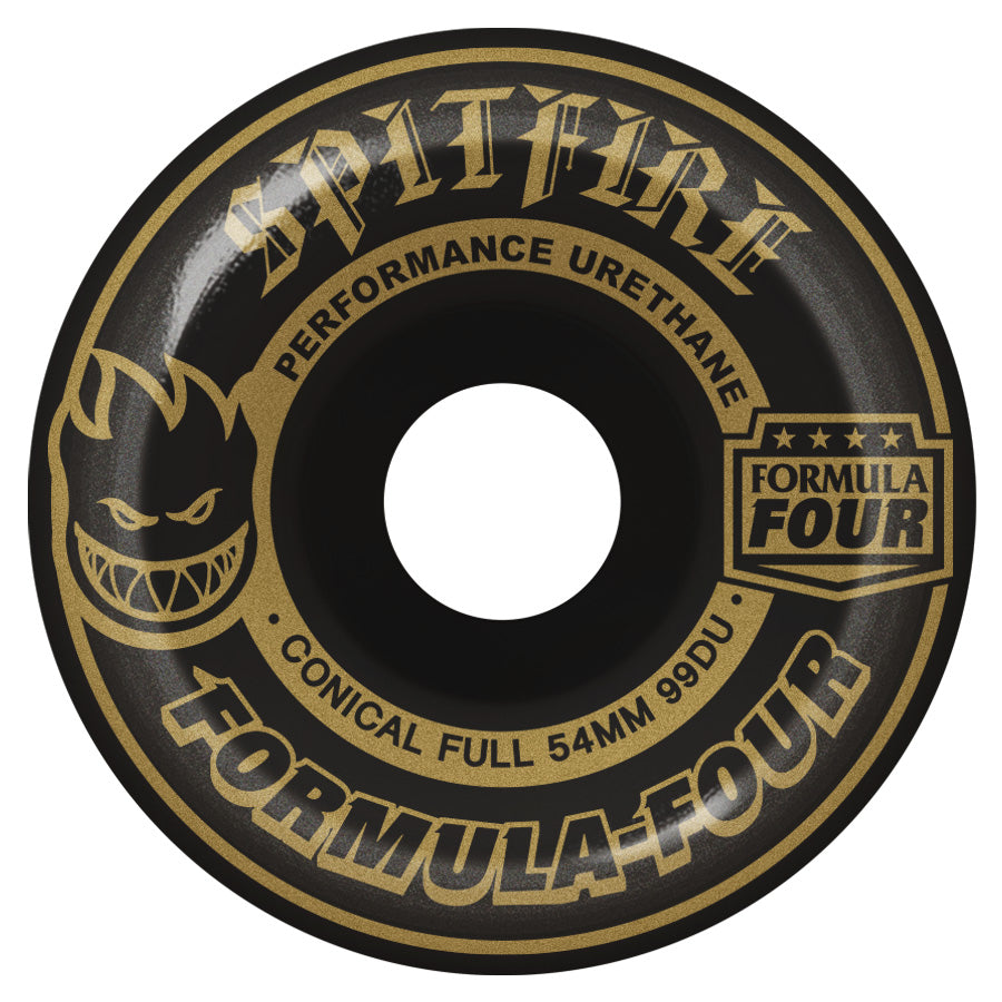 Spitfire F4 99Du Conical Full BlackOuts - Skateboard Wheels