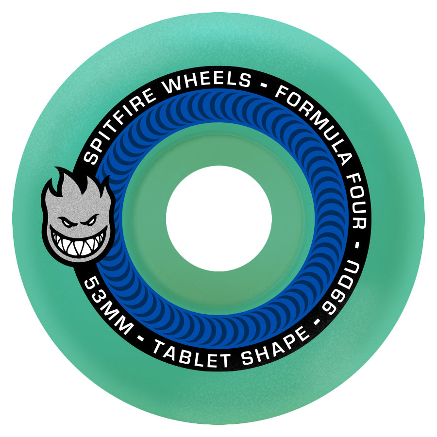 Spitfire Formula4 Tablets 99D Ice Blue - Skateboard Wheels