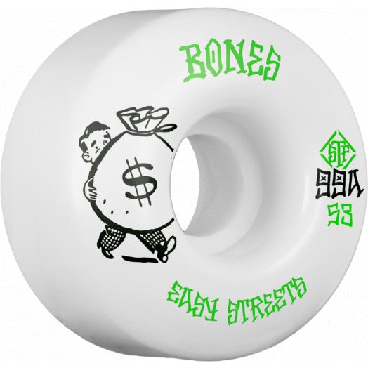 Bones STF Easy Streets Easy Money V1 - Skateboard Wheels 53