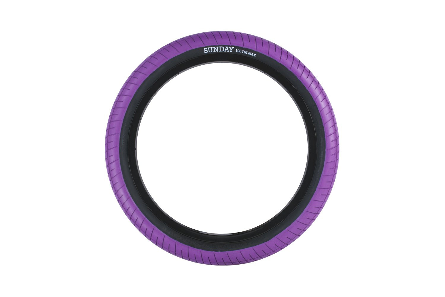 Sunday Street Sweeper Purple - BMX Tire Side