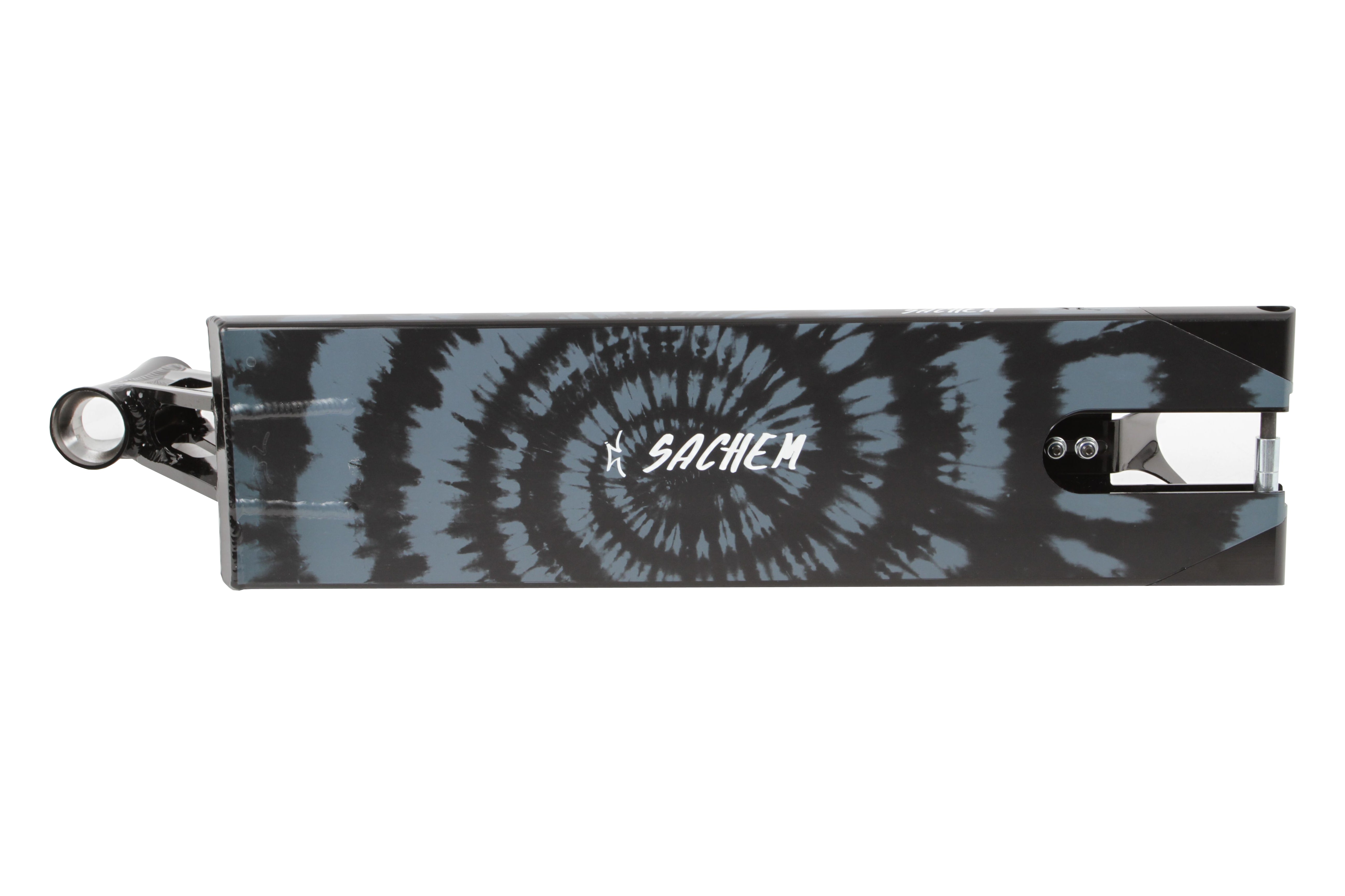 AO Sachem XT Black - Scooter Deck With Optional Deck Plugs Bottom Deck Design 5.6in