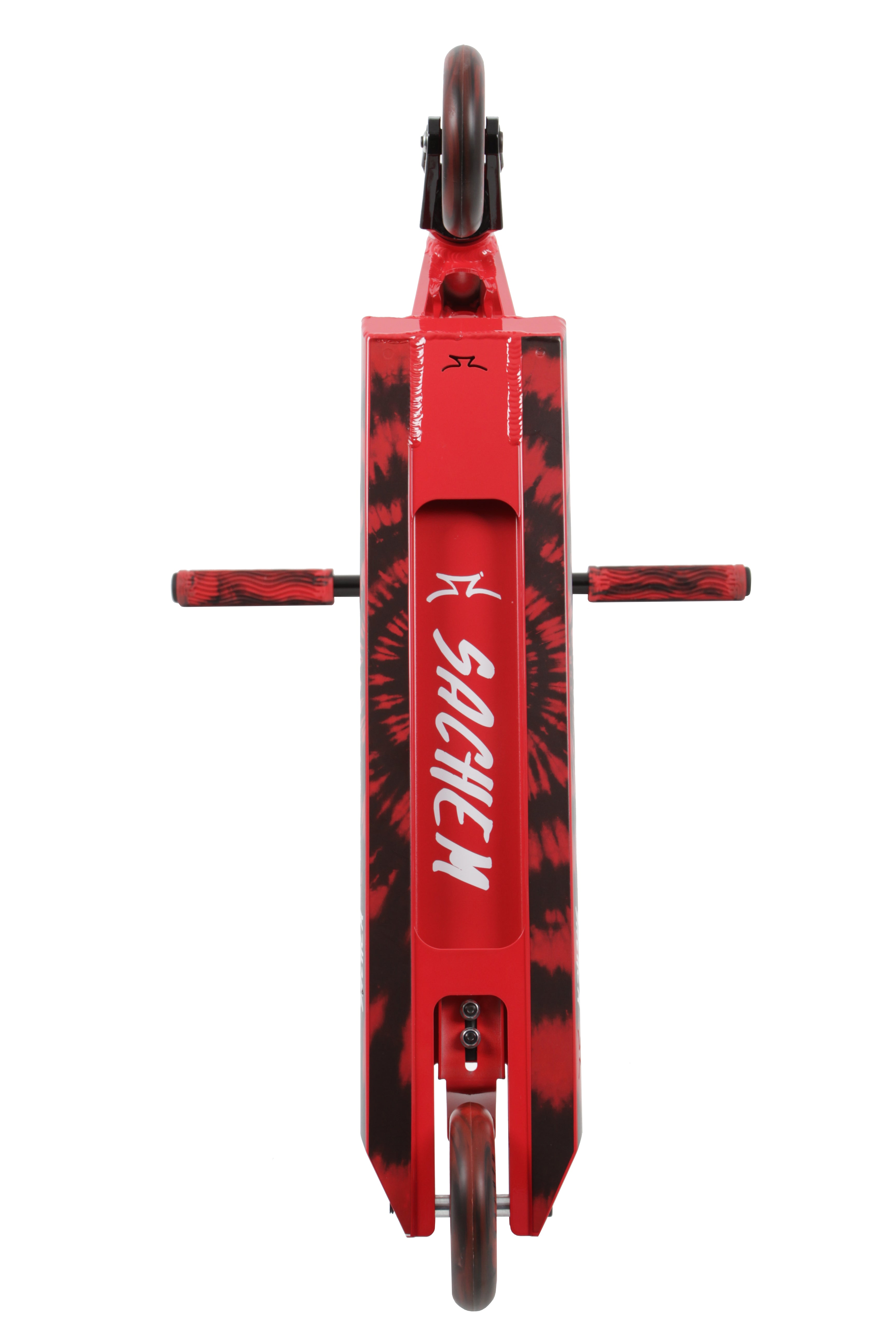  AO Sachem XT - Scooter Complete Red Bottom Deck Design 