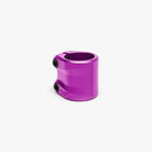 Tilt Sculpted Double Scooter Clamp, Purple