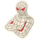 Spiderman White Red - Sticker