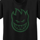 Spitfire Bighead Black / Dark Green T-Shirt Close Up