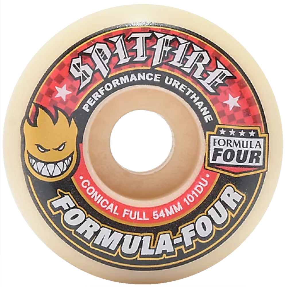 Spitfire Conical Full Formula Four 101D 54mm Skateboard Wheels