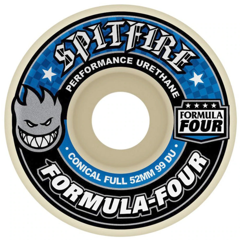 Spitfire Conical Full Formula Four 99D 52mm Skateboard Wheels