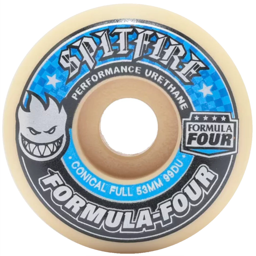 Spitfire Conical Full Formula Four 99D 53mm Skateboard Wheels