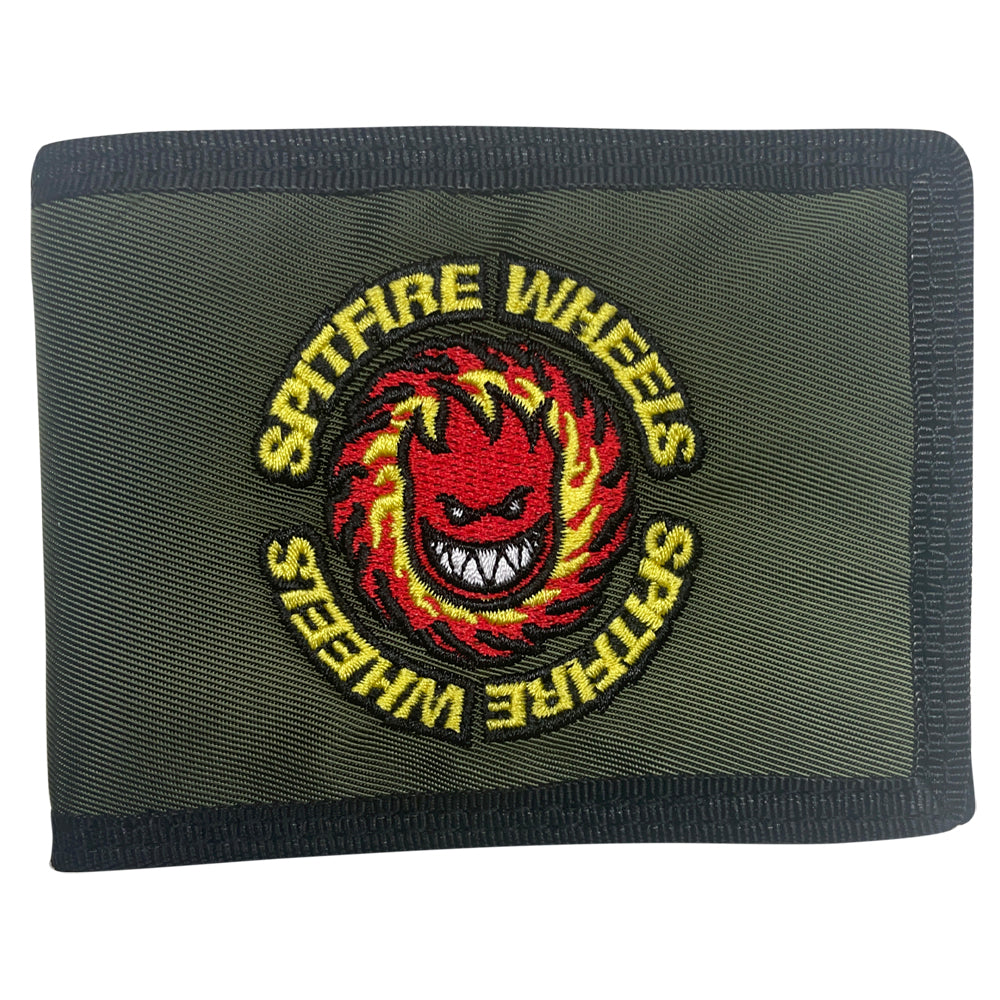 Spitfire OG Fireball Bi-Fold Wallet Dark Green