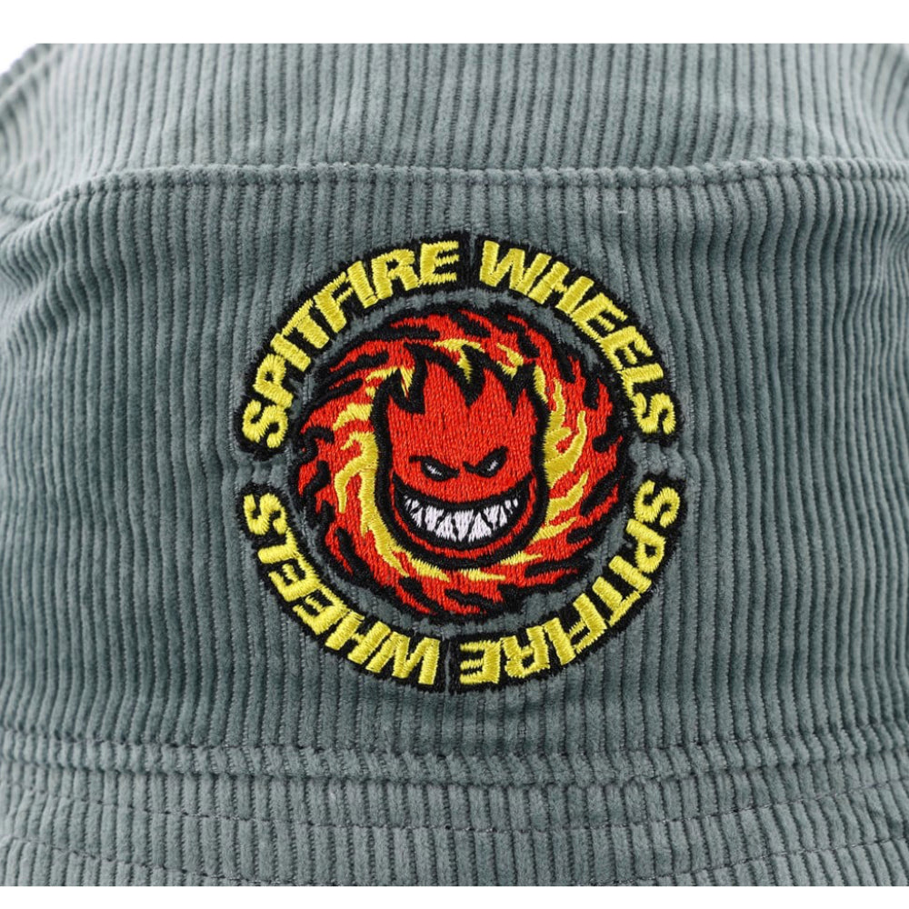 Spitfire OG Fireball Bucket Bucket Hat Blue Front Close Up