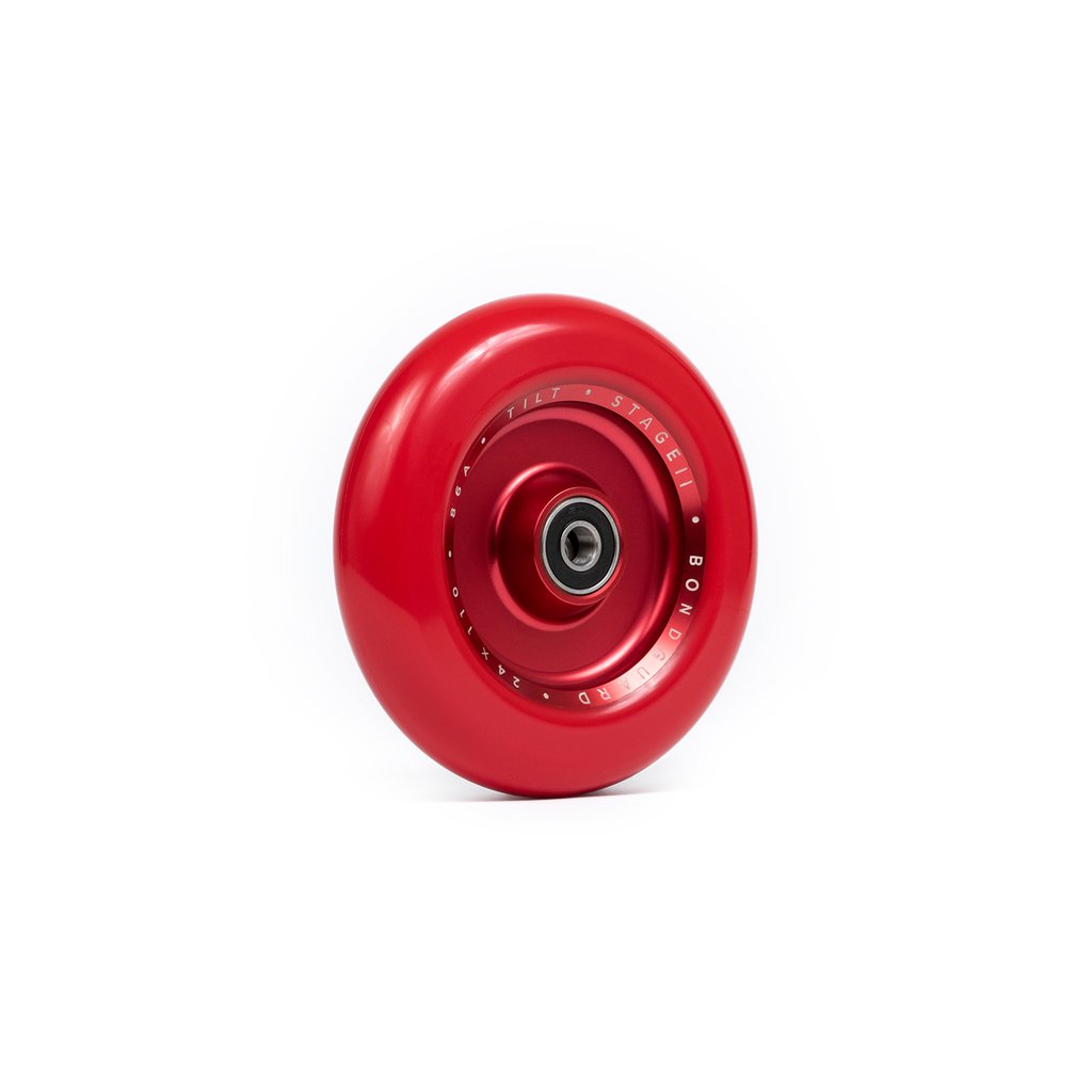 Tilt Stage 2 Full Core Red 110mm (PAIR) - Scooter Wheels
